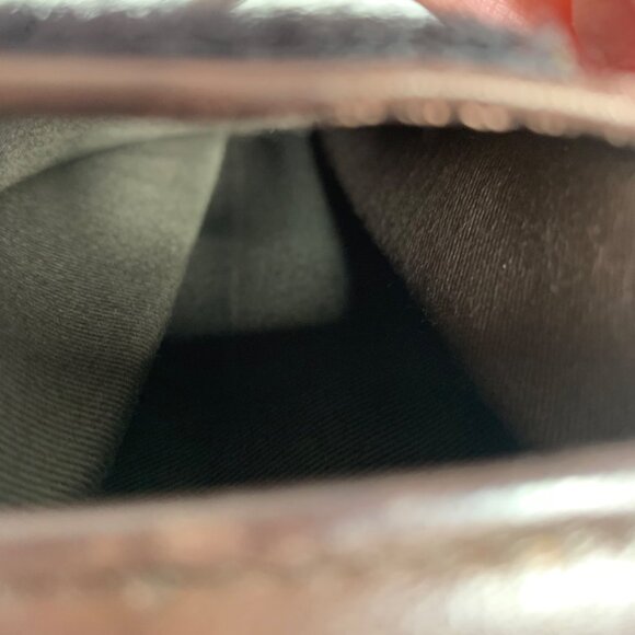 Vintage FOSSIL Brown Leather Crossbody Wallet Organizer Travel Bag 90s - Picture 12 of 15